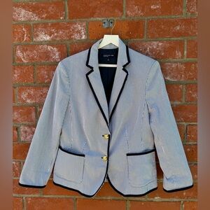 Jones New York Seersucker Blazer